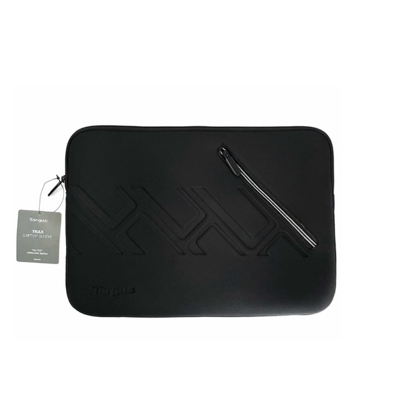 Targus Other - Targus Trax Black Laptop Sleeve Fits 15.6" Widescreen Laptops Faux Neoprene NWT
